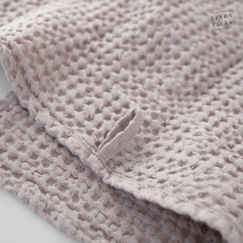 Linen Tales Powder Linen & Cotton Honeycomb Waffle Towel Vonios rankšluostis 30x30cm