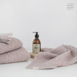 Linen Tales Powder Linen & Cotton Honeycomb Waffle Towel Vonios rankšluostis 30x30cm