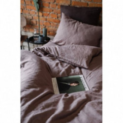 Linen Tales Ashes of Roses Linen Duvet Cover Set Lininis patalynės užvalkalų komplektas 200x200 50x70*2