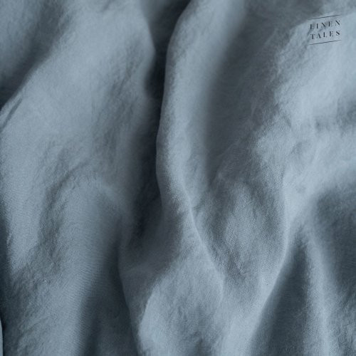 Linen Tales Blue Fog Linen Duvet Cover Set Lininis patalynės užvalkalų komplektas 200x200 50x70*2