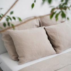 Linen Tales Warm Sand Hemp Duvet Cover Set Kanapių pluošto patalynės komplektas 200x200 50x70*2