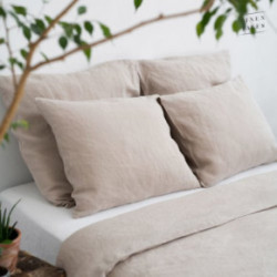 Linen Tales Warm Sand Hemp Duvet Cover Set Kanapių pluošto patalynės komplektas 200x200 50x70*2