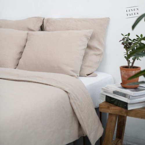 Linen Tales Hemp Pillowcase Kanapių pluošto pagalvės užvalkalas Warm Sand