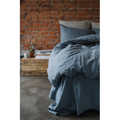 Linen Tales Linen Pillowcase Lininis pagalvės užvalkalas Dark Grey