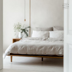 Linen Tales Linen Pillowcase Lininis pagalvės užvalkalas Dark Grey