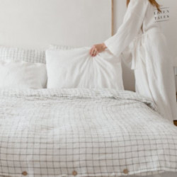 Linen Tales Linen Pillowcase Lininis pagalvės užvalkalas Dark Grey