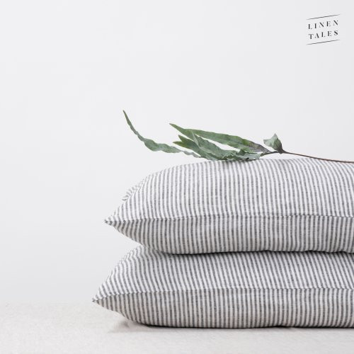 Linen Tales Linen Pillowcase Lininis pagalvės užvalkalas Dark Grey