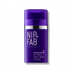 NIP + FAB Retinol Fix Overnight Cream Nakts sejas krēms ar retinolu 50ml