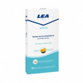 LEA Cold Wax Strips Šalto vaško depiliavimo juostelės moterims 6 vnt.