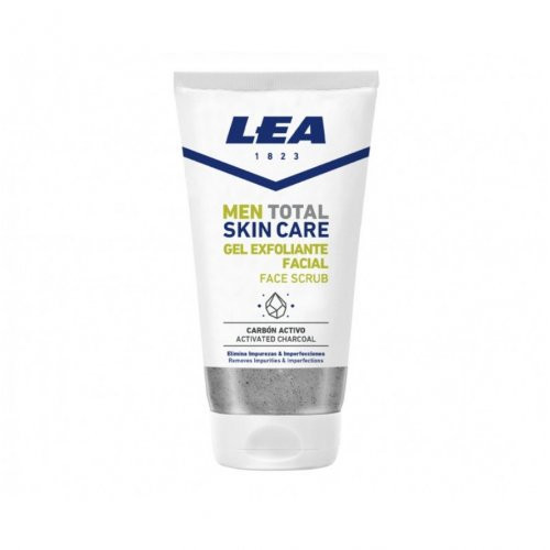 LEA Men Skin Care Face Scrub Veido prausiklis su aktyvuota anglimi 150ml