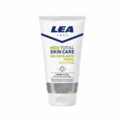 LEA Men Skin Care Face Scrub Veido prausiklis su aktyvuota anglimi 150ml