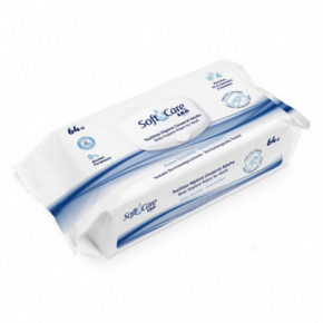 LEA Soft&Care Body Hygiene Wipes For Adult Higienos drėgnos servetėlės suaugusiems 64 vnt.