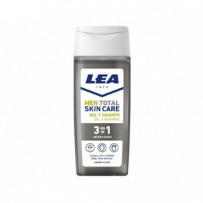 LEA Men Skin Care Gel & Shampoo Detoksikuojanti dušo želė ir šampūnas 300ml