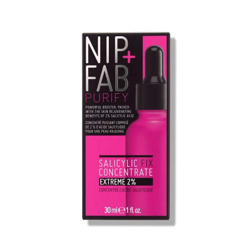 NIP + FAB Salicylic Fix Concentrate Extreme 2% Veido odos koncentratas su 2% salicilo rūgštimi 30ml