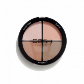 GOSH Copenhagen Contour'n Strobe Kit Švytėjimo suteikianti veido kontūravimo priemonė 20g