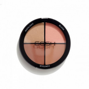 GOSH Copenhagen Contour'n Strobe Kit Izgaismojošs konturēšanas līdzeklis sejai 20g