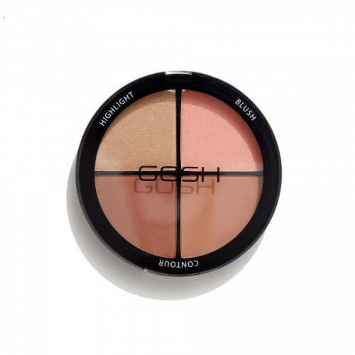 GOSH Copenhagen Contour'n Strobe Kit Švytėjimo suteikianti veido kontūravimo priemonė 20g