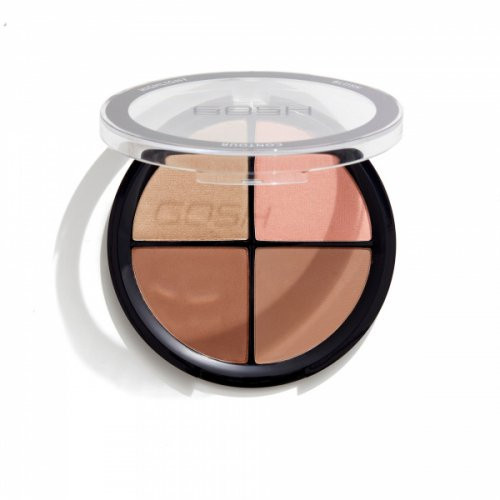 GOSH Copenhagen Contour'n Strobe Kit Švytėjimo suteikianti veido kontūravimo priemonė 20g