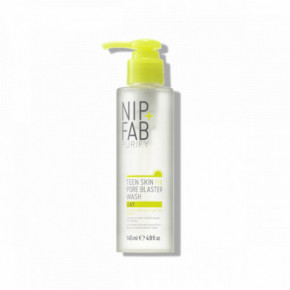 NIP + FAB Teen Skin Fix Pore Blaster Wash Day Sejas mazgāšanas līdzeklis problemātiskai ādai 145ml