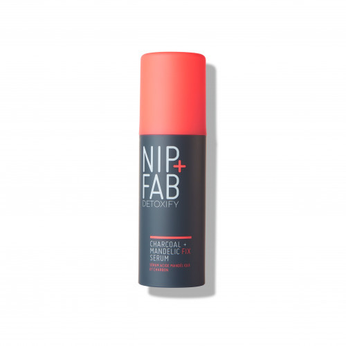 NIP + FAB Mandelic + Charcoal Fix Serum Veido serumas su migdolų rūgštimi ir anglimi 50ml