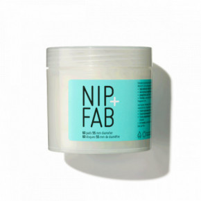 NIP + FAB Hyaluronic Fix Extreme4 Micellar Cleansing Pads Valomieji padeliai su miceliniu vandeniu 60vnt.