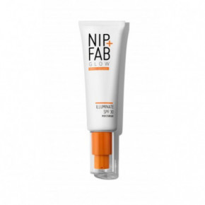 NIP + FAB Illuminate SPF 30 Moisturiser Mitrinošs krēms ar SPF sejas mirdzumam 50ml