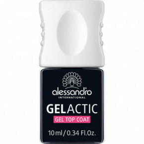 Alessandro Gelactic Gel Top Coat Gelinio efekto viršutinis nagų lako sluoksnis 10ml