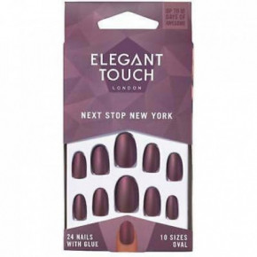 Elegant Touch Colour Nails- Oval Kunstküüned Next Stop New York