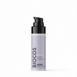 BIOCOS Gentle HEMP Face Cream Maitinamasis veido kremas su kanapių aliejumi 30ml