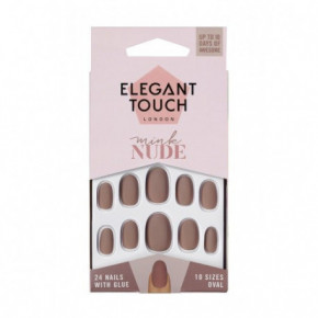 Elegant Touch Colour Nails- Oval Priklijuojami dirbtiniai nagai Mink*