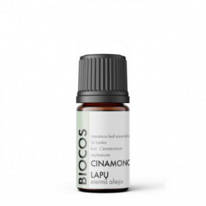 BIOCOS academy Cinnamomum zeylanicum Kanēļa lapu ēteriskā eļļa 5ml