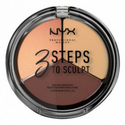 NYX Professional Makeup 3 Steps to Sculpt Face Sculpting Palette Kontūravimo paletė 15g