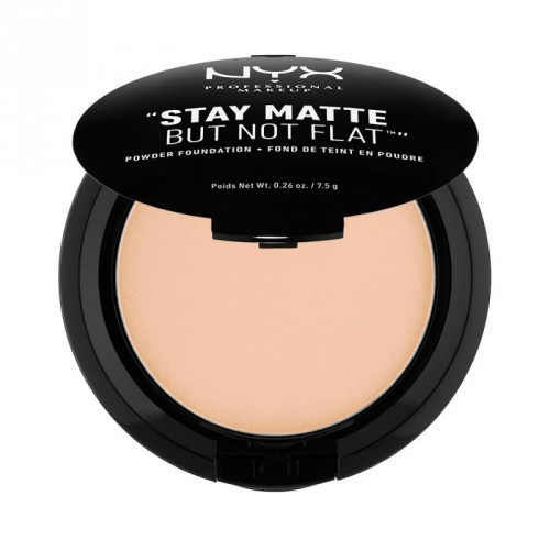 NYX Professional Makeup Stay Matte But Not Flat Powder Foundation Pudrinis makiažo pagrindas 7.5g