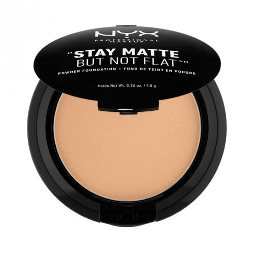 NYX Professional Makeup Stay Matte But Not Flat Powder Foundation Pudrinis makiažo pagrindas 7.5g