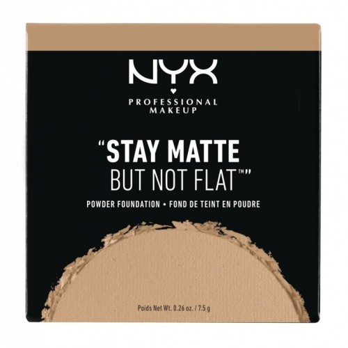 NYX Professional Makeup Stay Matte But Not Flat Powder Foundation Pudrinis makiažo pagrindas 7.5g