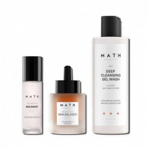 Math Scientific Mattifying Facial Set for Problematic Skin