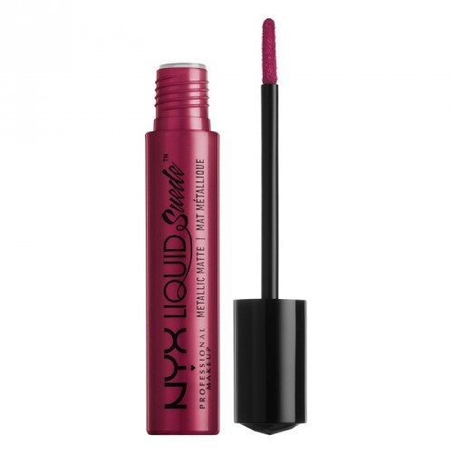 NYX Professional Makeup Liquid Suede Metallic Matte Skysti lūpų dažai 4ml