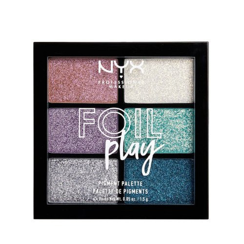 NYX Professional Makeup Foil Play Palette Akių šešėlių paletė 1.2g