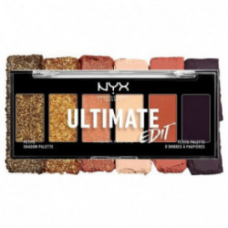 NYX Professional Makeup Ultimate Edit Petite Shadow Palette Akių šešėlių paletė Warm neutrals