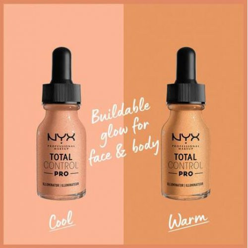 NYX Professional Makeup Total Control Pro Illuminator Skysta švytėjimo suteikianti priemonė 13ml