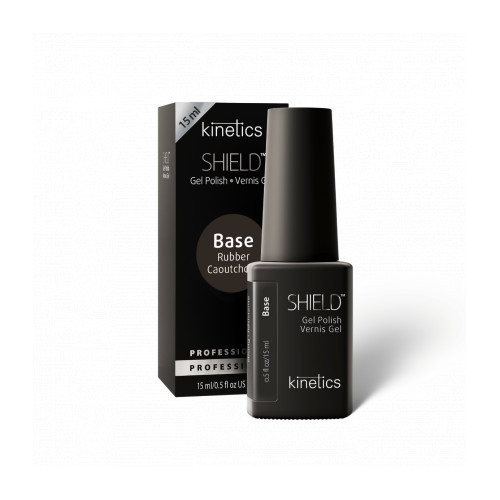 Kinetics Shield Gel Polish Rubber Base Kaučiukinis gelio lako pagrindas 15ml