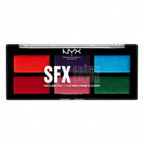 NYX Professional Makeup SFX Face and Body Paint Palette Näo- ja kehavärvipalett 6x1.4g