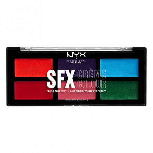 NYX Professional Makeup SFX Face and Body Paint Palette Veido ir kūno dažų paletė 6x1.4g