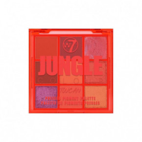 W7 Cosmetics Jungle Colour Pressed Pigment Palette Akių šešėlių paletė Toucan