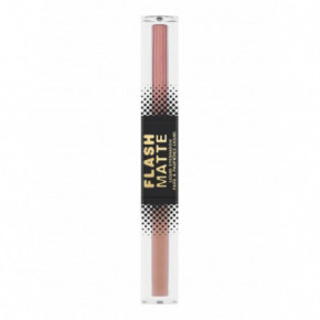 W7 Cosmetics Flash Matte Liquid Eyeshadow 2 in 1 Vedelad silmavärvid 2x0.5 ml