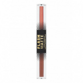 W7 Cosmetics Flash Matte Liquid Eyeshadow 2 in 1 Šķidras acu ēnas 2x0.5 ml