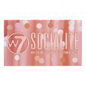 W7 Cosmetics Socialite Pressed Pigment Palette Akių šešėlių paletė 17g