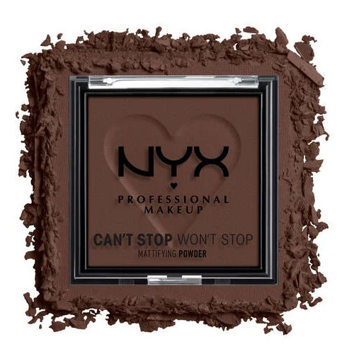 NYX Professional Makeup Can't Stop Won't Stop Mattifying Powder Kompaktinė pudra suteikianti matinį efektą 6g