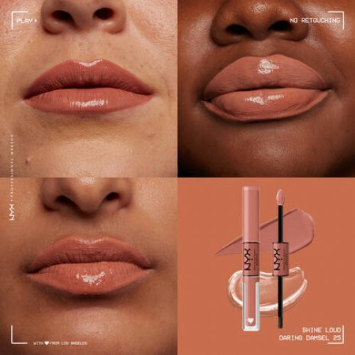 NYX Professional Makeup Shine Loud Lip Shine Blizgūs lūpų dažai 3.4ml