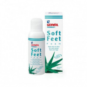 Gehwol Soft Feet Foam Drėkinančios putos pėdoms su alaviju, alyvuogių aliejumi ir hialiurono rūgštimi 125ml